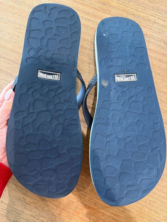 Vilebrequin Mens Blue Fish Print Flip Flops Sandals Size EU 42/43 US 9-10 main image 9